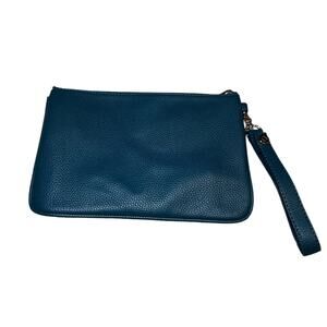 Thirty-One Rubie Mini Pebbled Wristlet - Teal
